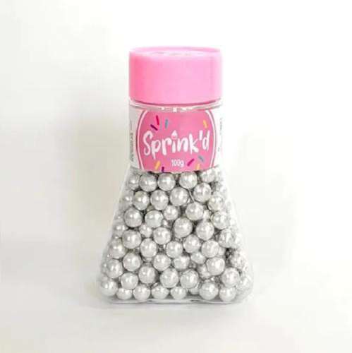 Sprink'd Sprinkles - 8mm Balls Silver